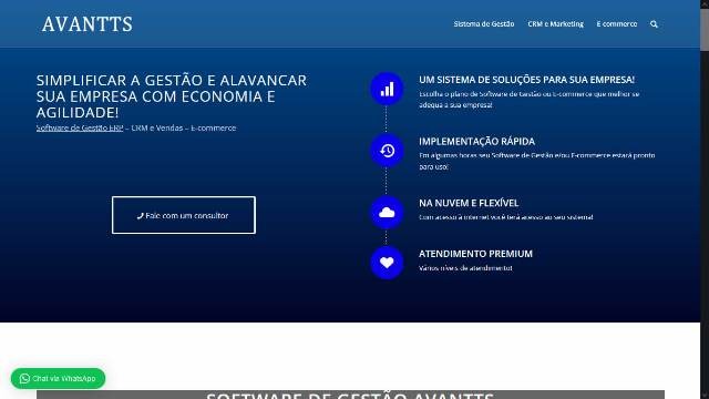 Software de Gestão ERP – CRM e Vendas – E-commerce